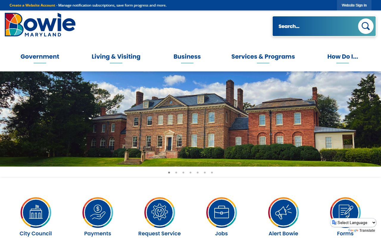 Bowie city government family court records